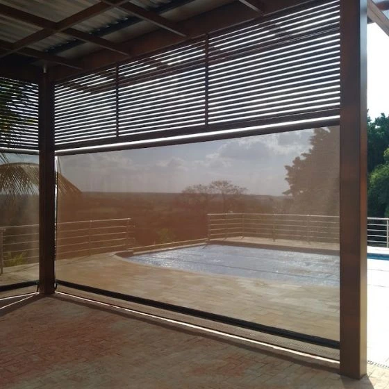 Toldo Cortina de Tela Screen - Foto 4